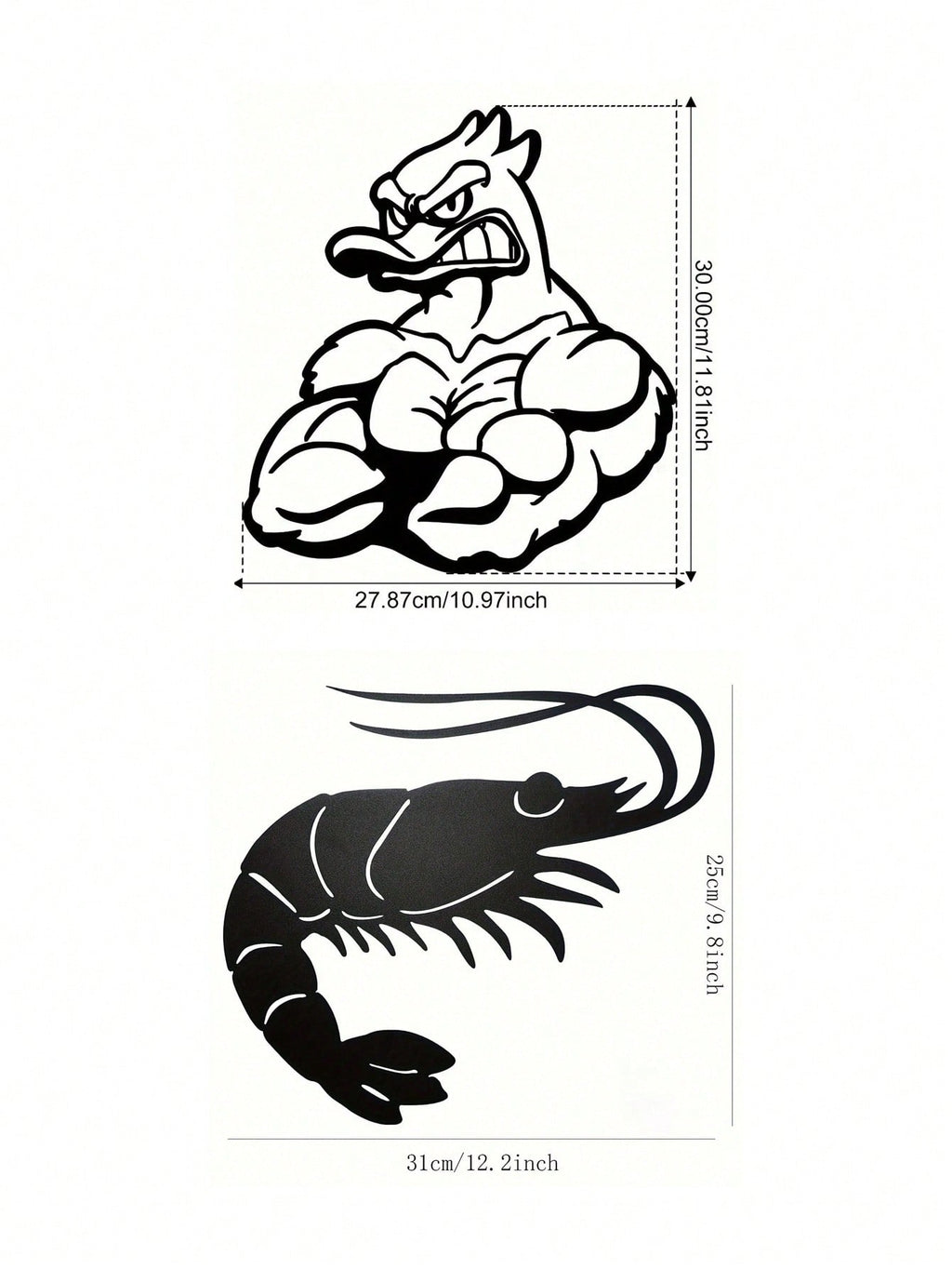 1PC Quirky Duck Bodybuilder Metal Art - Humorous Animal Fitness Sculpture with Ripped Physique Details, Man Cave Decor for Gym or Game Room, Conversation Starter Gift, Suitable for Christmas, Halloween, Thanksgiving, Valentine's Day Gifts, Suitable for Mo