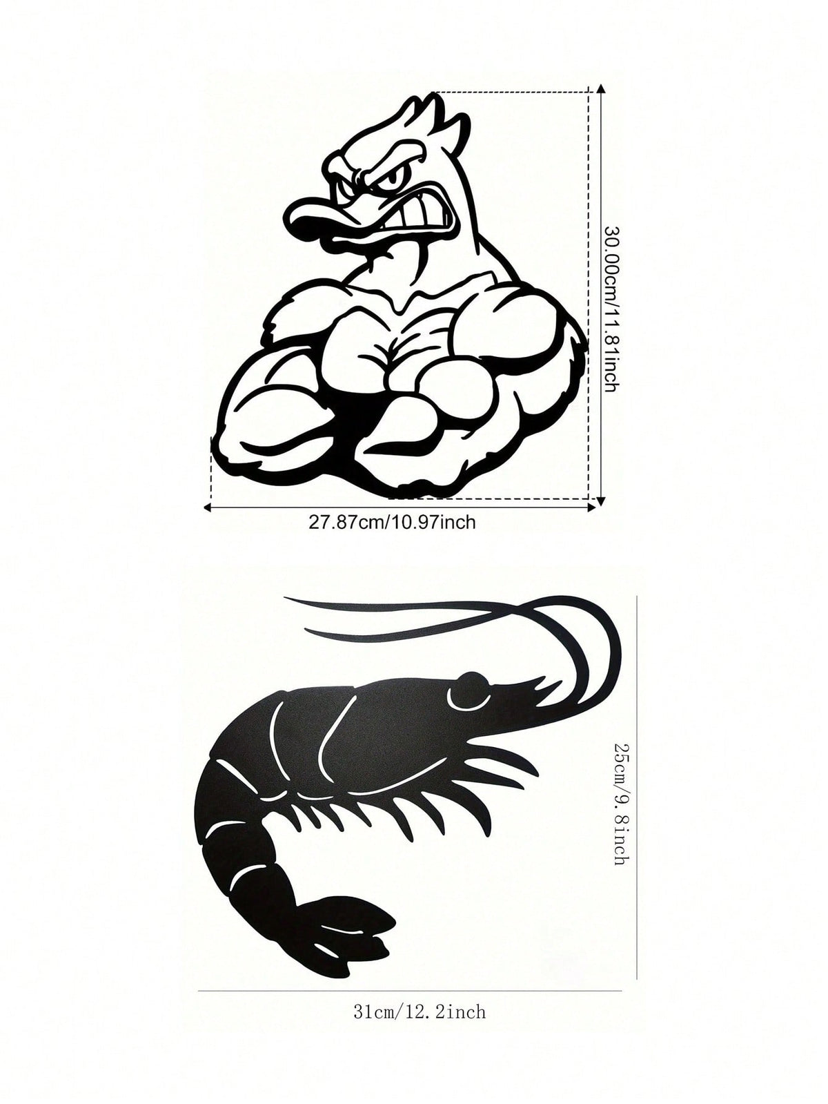 1PC Quirky Duck Bodybuilder Metal Art - Humorous Animal Fitness Sculpture with Ripped Physique Details, Man Cave Decor for Gym or Game Room, Conversation Starter Gift, Suitable for Christmas, Halloween, Thanksgiving, Valentine's Day Gifts, Suitable for Mo