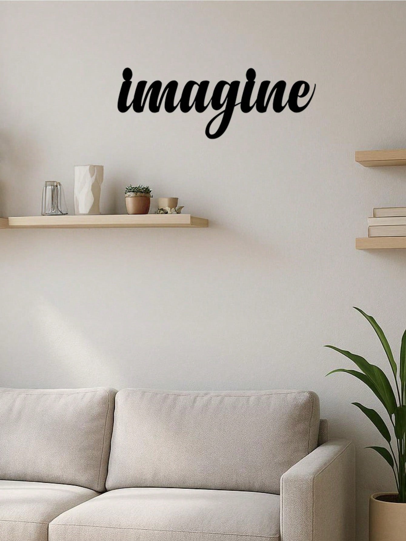 Metal Cursive Word Sign Wall Plaque - Everlasting And Inspiring Style, Appealing Wall Art, Exquisite Decorative Piece,Art For Women,Suitable For Room Decor,Wall Decor