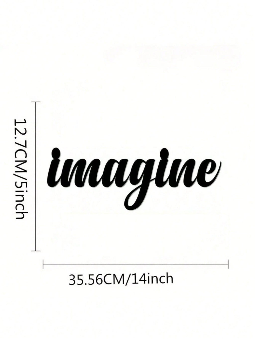 Metal Cursive Word Sign Wall Plaque - Everlasting And Inspiring Style, Appealing Wall Art, Exquisite Decorative Piece,Art For Women,Suitable For Room Decor,Wall Decor