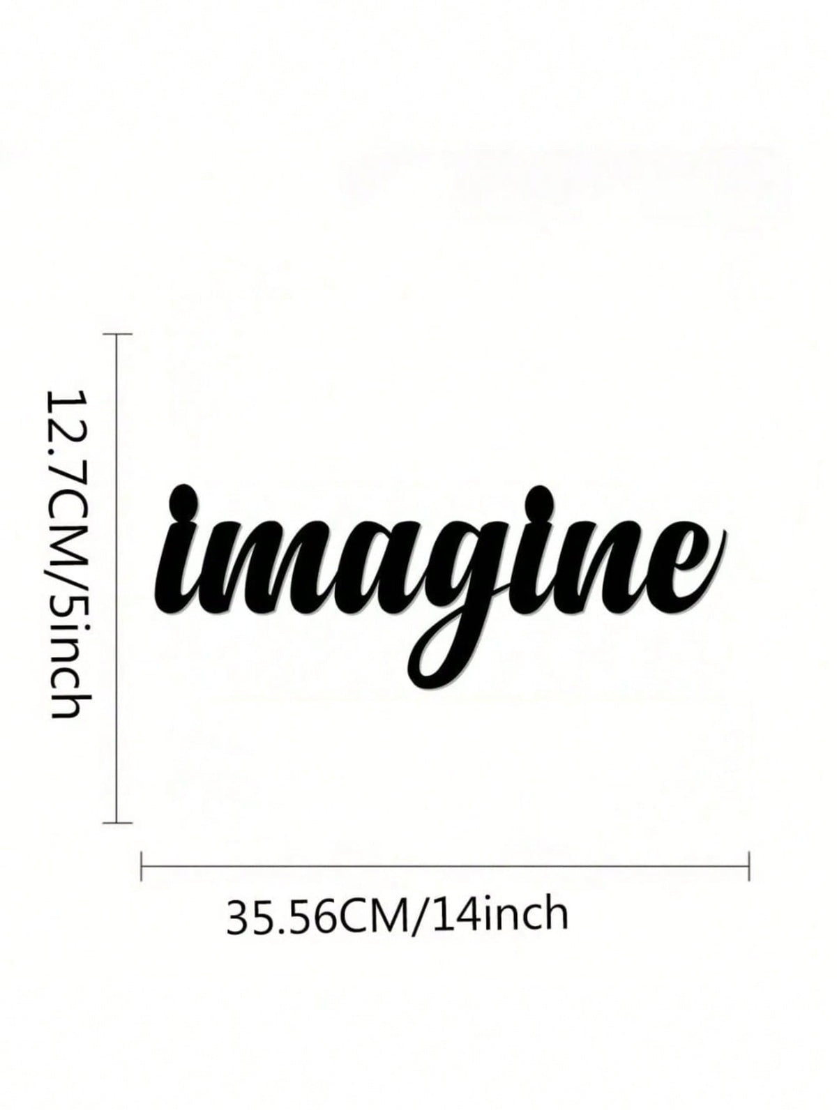 Metal Cursive Word Sign Wall Plaque - Everlasting And Inspiring Style, Appealing Wall Art, Exquisite Decorative Piece,Art For Women,Suitable For Room Decor,Wall Decor