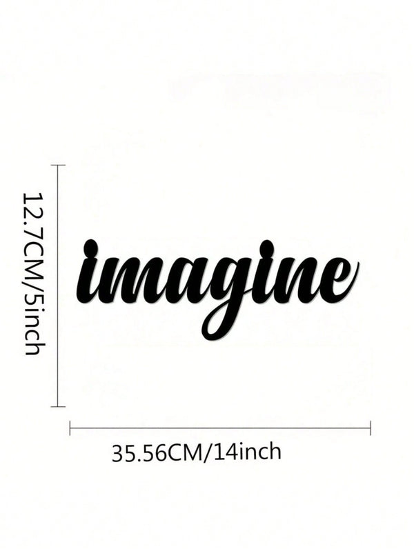 Metal Cursive Word Sign Wall Plaque - Everlasting And Inspiring Style, Appealing Wall Art, Exquisite Decorative Piece,Art For Women,Suitable For Room Decor,Wall Decor