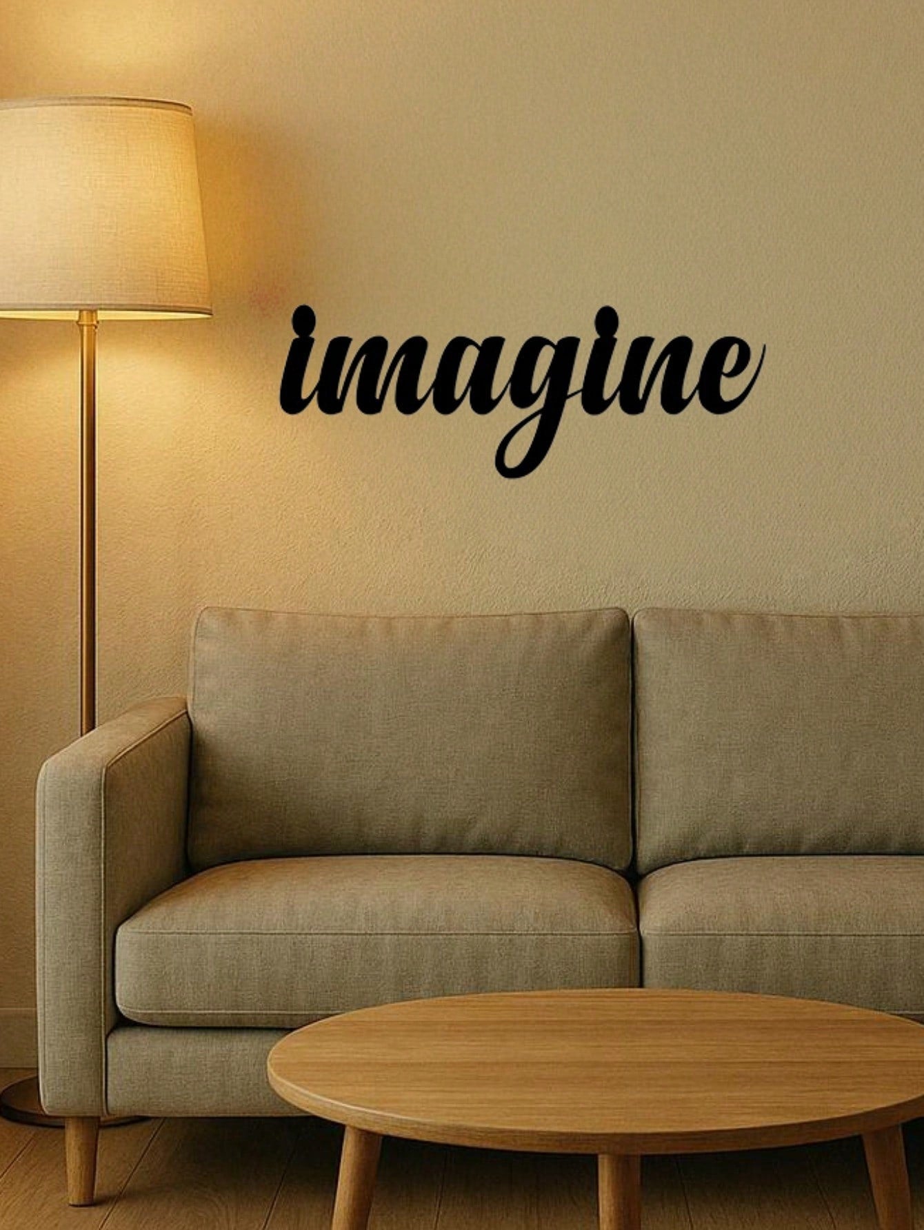 Metal Cursive Word Sign Wall Plaque - Everlasting And Inspiring Style, Appealing Wall Art, Exquisite Decorative Piece,Art For Women,Suitable For Room Decor,Wall Decor