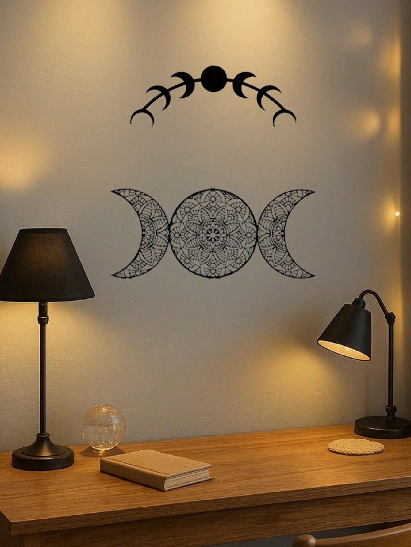 2pcs/set Exquisite Floral Metal Wall Art, Elegant Home Interior Decor for Modern Living Spaces, Garden or Party Decoration,Suitable for modern home decor, home decoration, room decor, bedroom decor, bathroom decor, waterproof, rust proof and durable,wall Main image