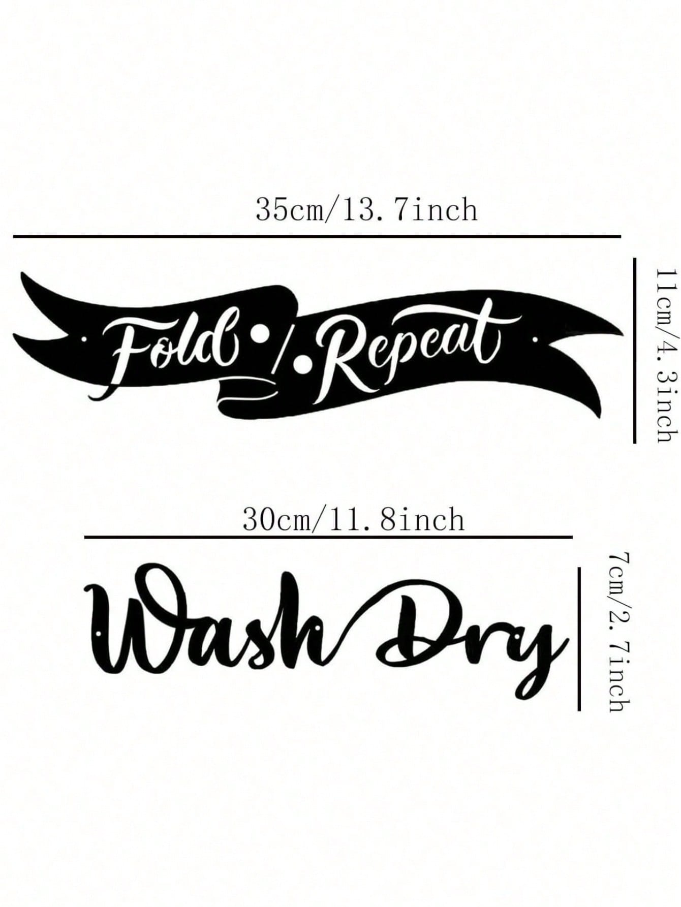 2-Piece Black Metal "Wash & Dry" Wall Art - Bathroom Home Decor Set. Crafted from premium rustproof materials with century-old painting technique, it is waterproof, durable, and fade-resistant. Ideal for modern wall decoration in bedrooms, living rooms, o