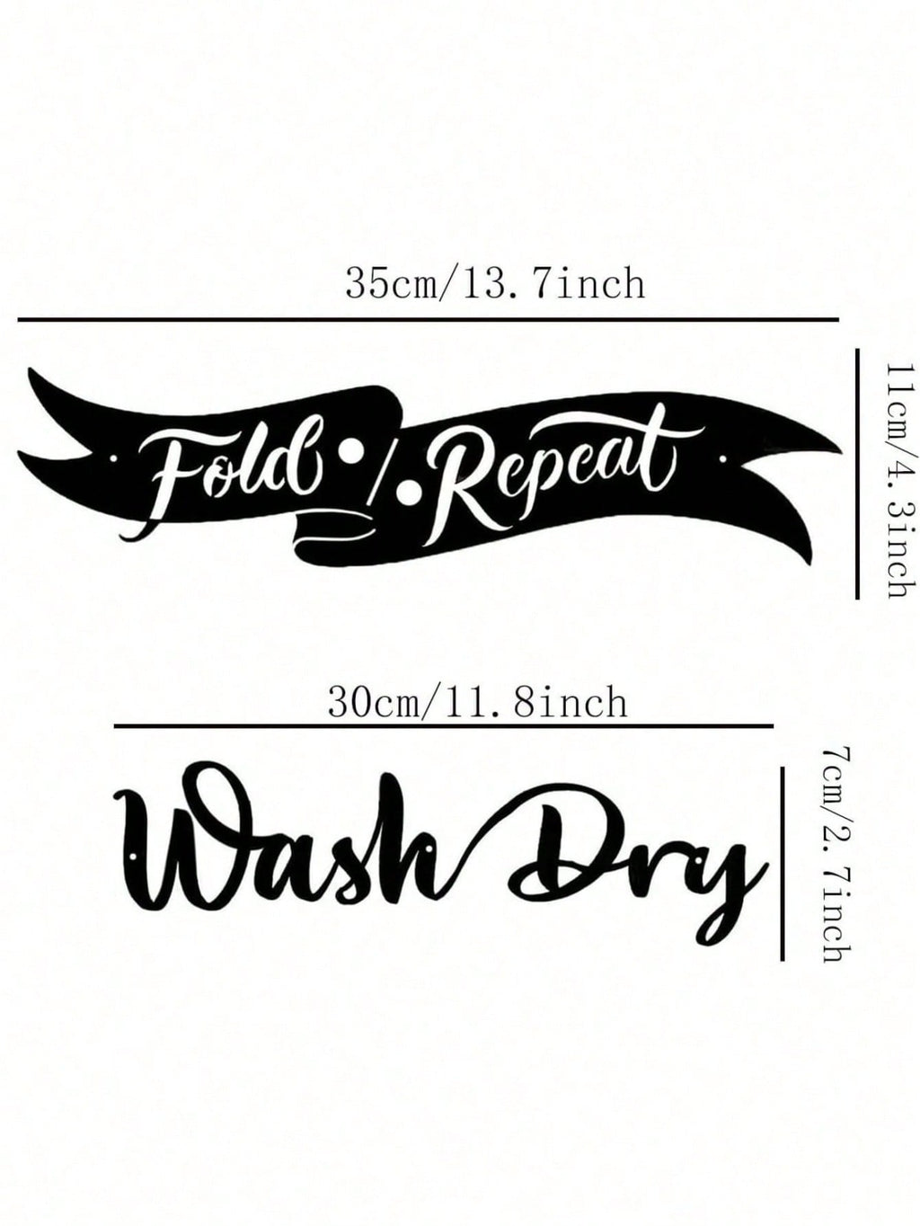 2-Piece Black Metal "Wash & Dry" Wall Art - Bathroom Home Decor Set. Crafted from premium rustproof materials with century-old painting technique, it is waterproof, durable, and fade-resistant. Ideal for modern wall decoration in bedrooms, living rooms, o