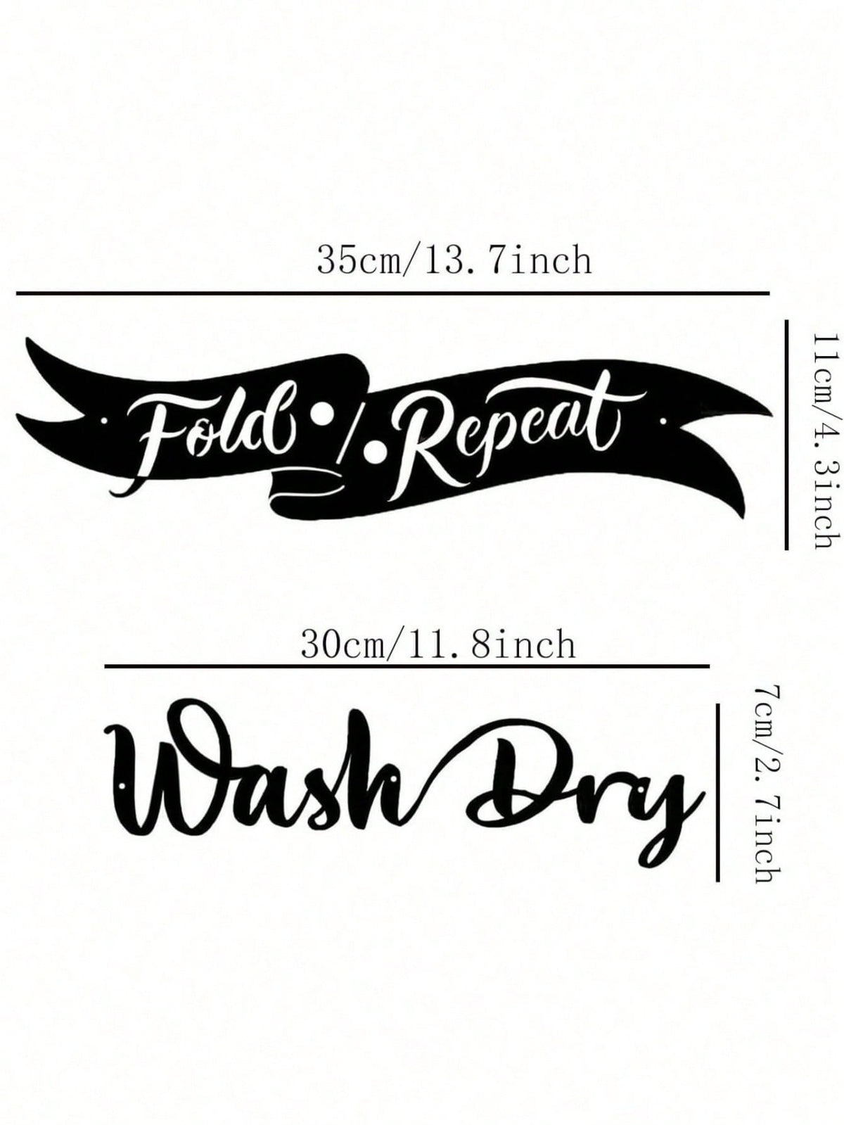2-Piece Black Metal "Wash & Dry" Wall Art - Bathroom Home Decor Set. Crafted from premium rustproof materials with century-old painting technique, it is waterproof, durable, and fade-resistant. Ideal for modern wall decoration in bedrooms, living rooms, o