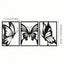 3-Piece Butterfly Metal Wall Art - Modern home decor perfect for bedrooms, living rooms, or bathrooms. Crafted with waterproof, rustproof, and fade-resistant materials, featuring a century-old baked paint finish for exceptional durability and quality. Eas