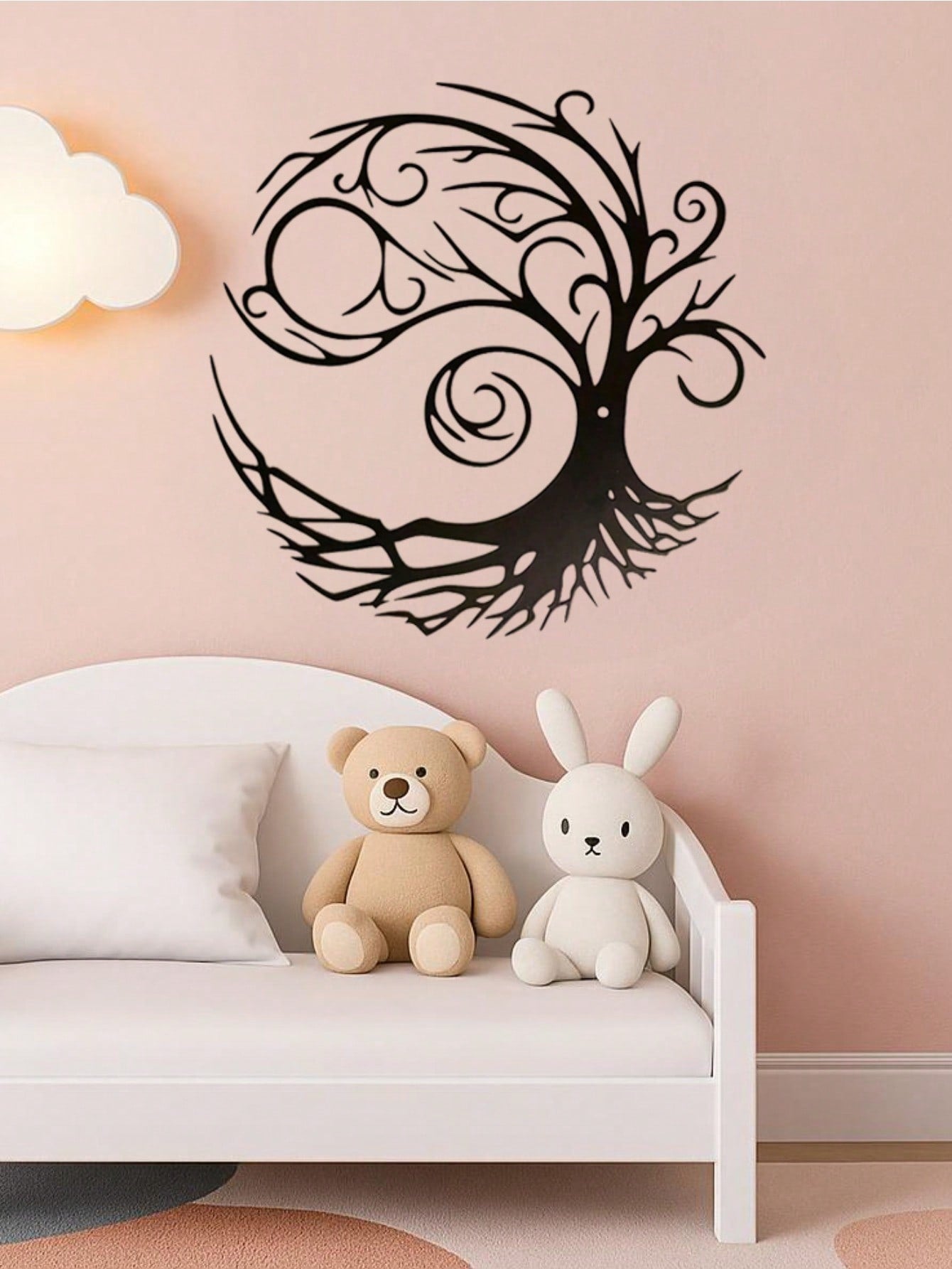 A stunning Tree of Life metal wall art piece, designed for modern home decor. It adds an artistic touch and natural elegance to any room, enhancing your space with timeless beauty,Suitable for modern home decor, home decoration, room decor, bedroom decor, Main image