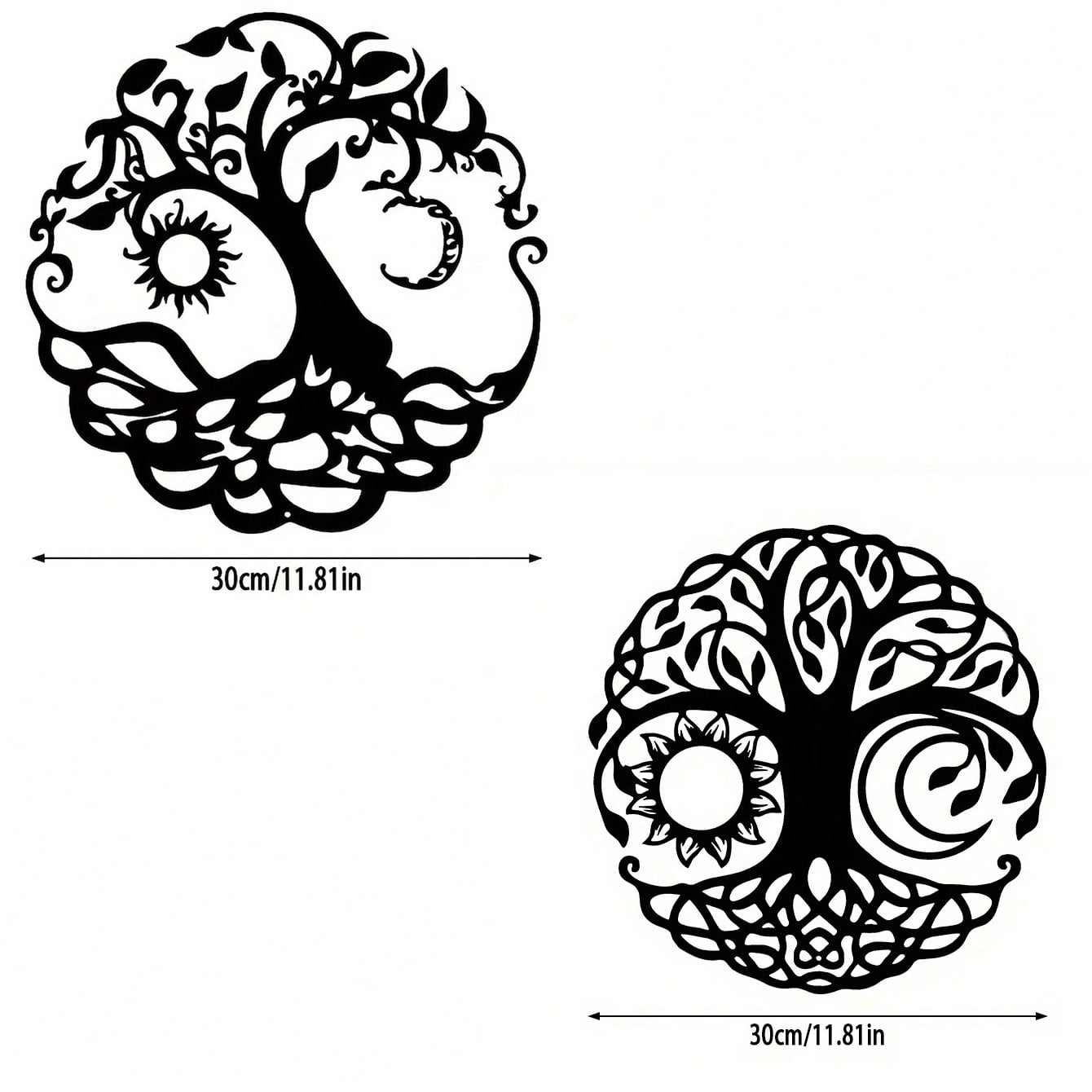1pc Tree Of Life Wall Art Decor - Exquisite Outdoor Metal Sculpture Designed For Garden And Living Room Spaces. This Intricately Crafted Piece Adds Elegance And Natural Charm To Your Home