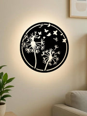 Elevate Your Space With This Premium Black Iron Metal Wall Art, Featuring Intricate Botanical Motifs. Designed For Both Indoor And Outdoor Use, It Serves As A Unique Personalized Gift For Any Occasion,Suitable For Modern Home Decor