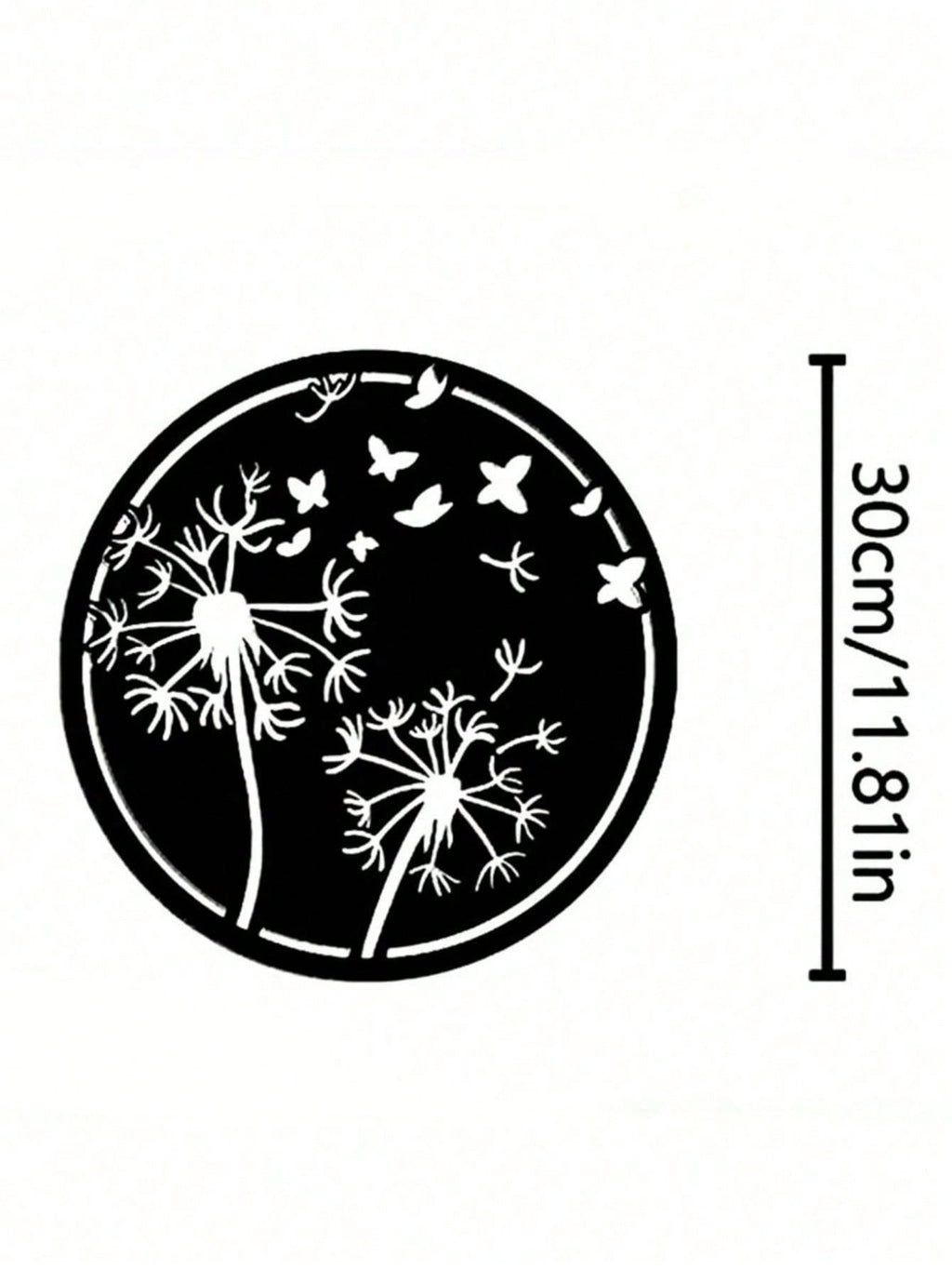 Elevate Your Space With This Premium Black Iron Metal Wall Art, Featuring Intricate Botanical Motifs. Designed For Both Indoor And Outdoor Use, It Serves As A Unique Personalized Gift For Any Occasion,Suitable For Modern Home Decor