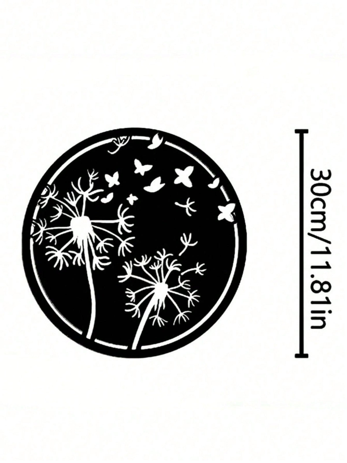 Elevate Your Space With This Premium Black Iron Metal Wall Art, Featuring Intricate Botanical Motifs. Designed For Both Indoor And Outdoor Use, It Serves As A Unique Personalized Gift For Any Occasion,Suitable For Modern Home Decor