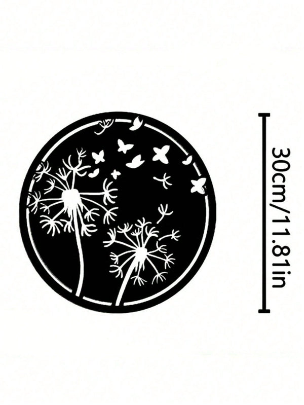 Elevate Your Space With This Premium Black Iron Metal Wall Art, Featuring Intricate Botanical Motifs. Designed For Both Indoor And Outdoor Use, It Serves As A Unique Personalized Gift For Any Occasion,Suitable For Modern Home Decor