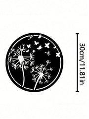 Elevate Your Space With This Premium Black Iron Metal Wall Art, Featuring Intricate Botanical Motifs. Designed For Both Indoor And Outdoor Use, It Serves As A Unique Personalized Gift For Any Occasion,Suitable For Modern Home Decor