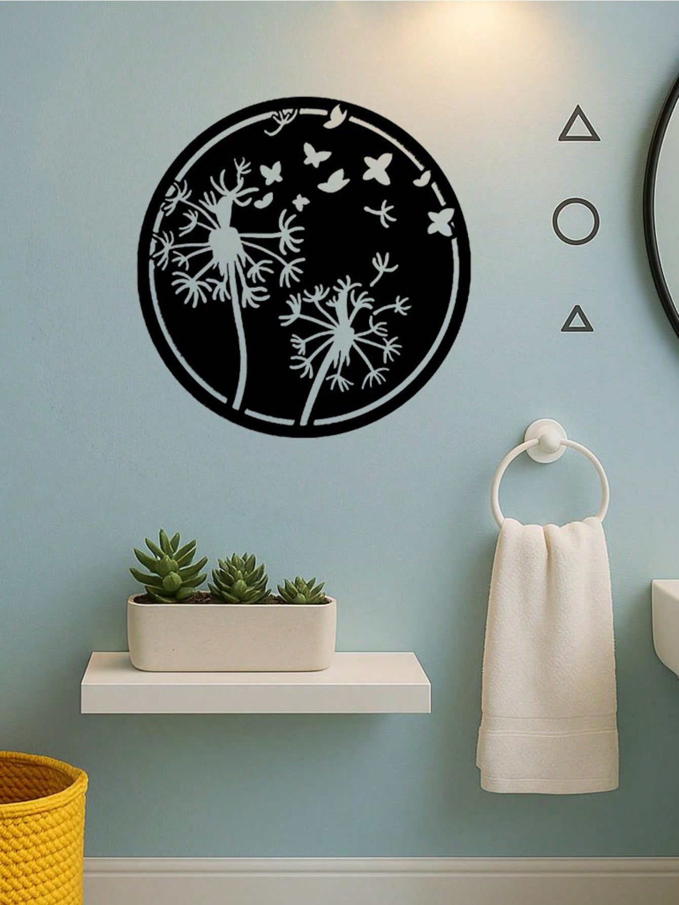 Elevate Your Space With This Premium Black Iron Metal Wall Art, Featuring Intricate Botanical Motifs. Designed For Both Indoor And Outdoor Use, It Serves As A Unique Personalized Gift For Any Occasion,Suitable For Modern Home Decor