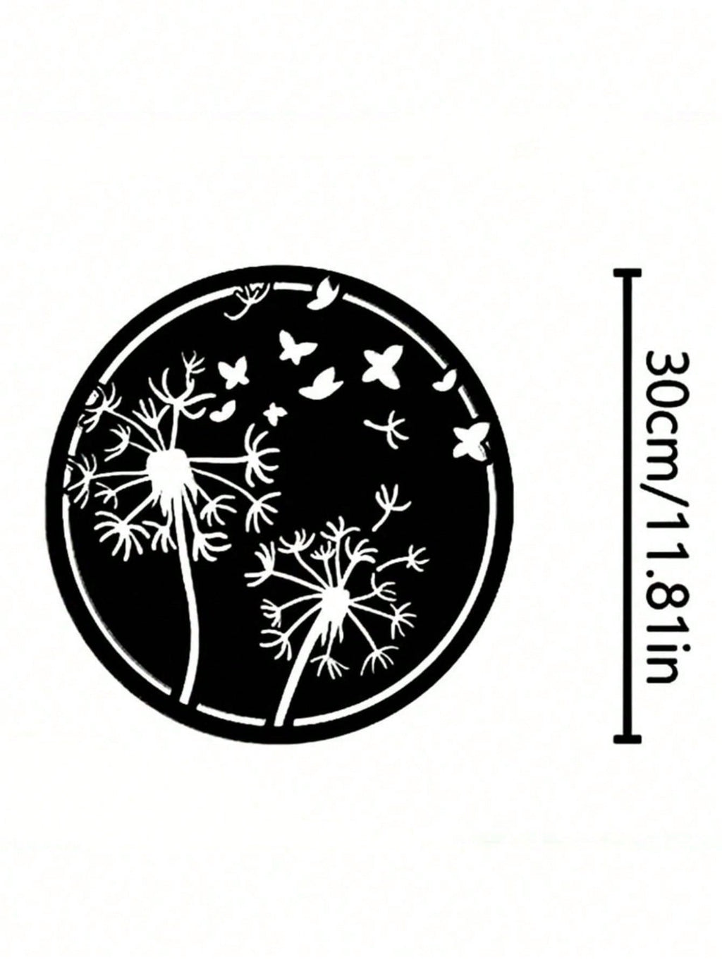 Elevate Your Space With This Premium Black Iron Metal Wall Art, Featuring Intricate Botanical Motifs. Designed For Both Indoor And Outdoor Use, It Serves As A Unique Personalized Gift For Any Occasion,Suitable For Modern Home Decor