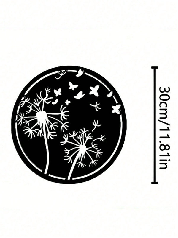 Elevate Your Space With This Premium Black Iron Metal Wall Art, Featuring Intricate Botanical Motifs. Designed For Both Indoor And Outdoor Use, It Serves As A Unique Personalized Gift For Any Occasion,Suitable For Modern Home Decor