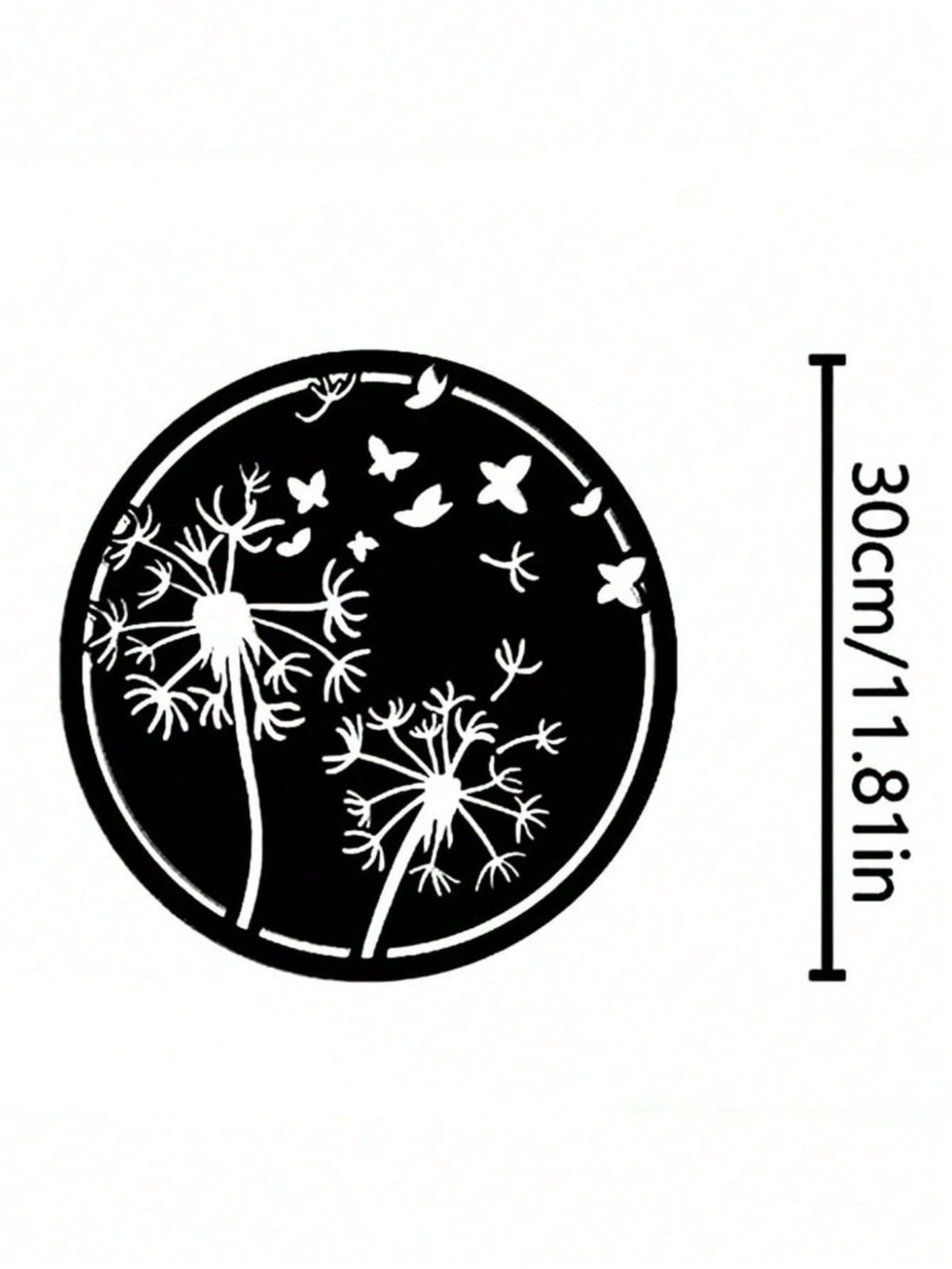 Elevate Your Space With This Premium Black Iron Metal Wall Art, Featuring Intricate Botanical Motifs. Designed For Both Indoor And Outdoor Use, It Serves As A Unique Personalized Gift For Any Occasion,Suitable For Modern Home Decor
