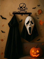 Elevate your space with this elegant black metal wall hook! Perfect for living rooms, bedrooms, or festive settings, its rust-resistant and durable design combines timeless elegance with modern flair. Ideal for holiday decorating or adding everyday sophis