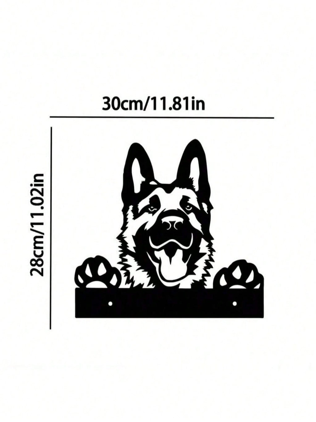 1 piece of metal wall decoration pendant - naughty dog tongue sticking design, durable wrought iron animal decoration, suitable for bedroom, living room, doors and windows - housewarming gifts, carnival party decoration, dog decoration