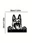 1 piece of metal wall decoration pendant - naughty dog tongue sticking design, durable wrought iron animal decoration, suitable for bedroom, living room, doors and windows - housewarming gifts, carnival party decoration, dog decoration