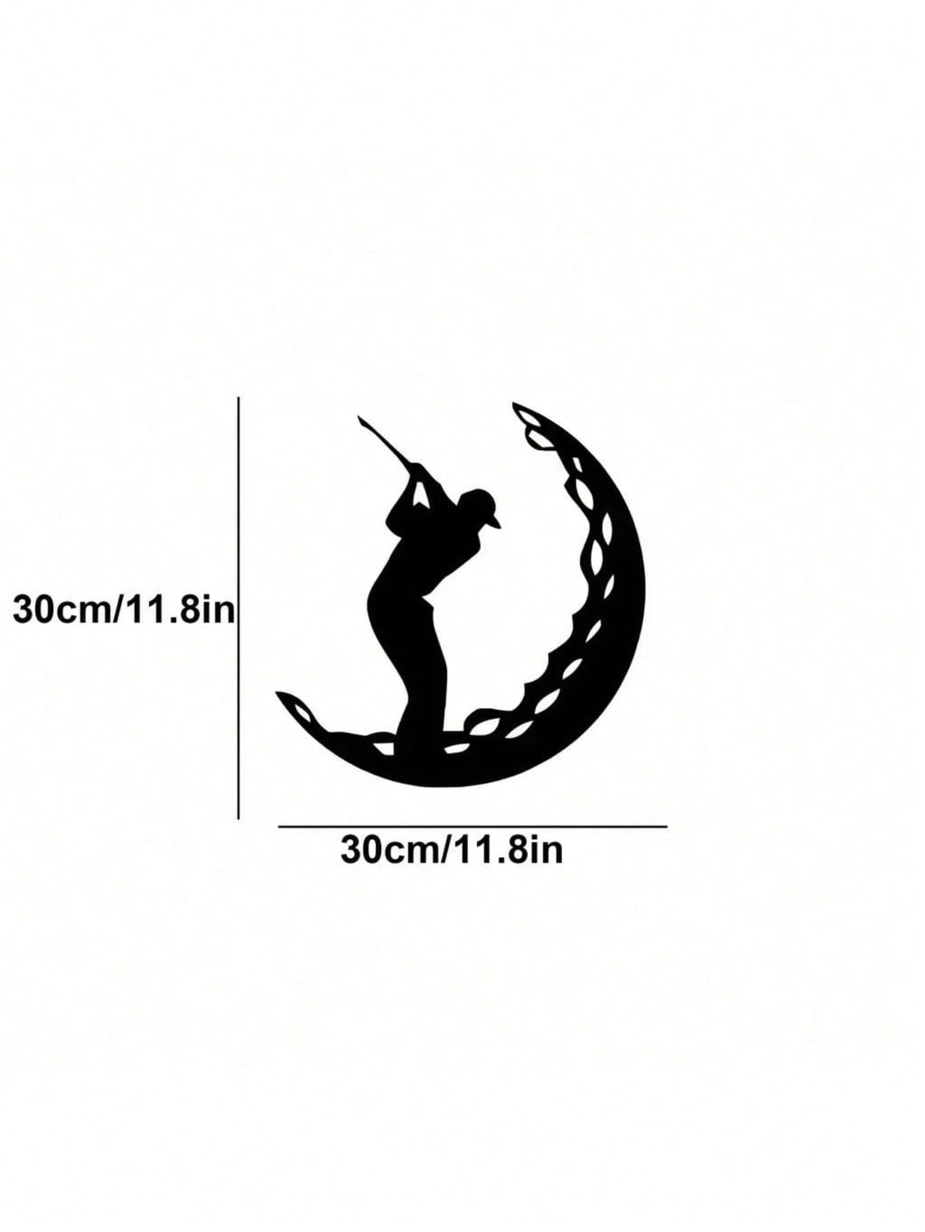 Elevate your space with this dynamic golf-themed metal wall art. Bursting with athletic energy, it's a versatile piece perfect for any room. Easy to install, it instantly creates a vibrant, sporty atmosphere,Suitable for modern home decor, home decoration