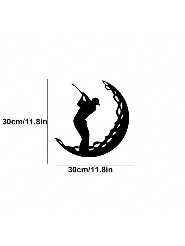 Elevate your space with this dynamic golf-themed metal wall art. Bursting with athletic energy, it's a versatile piece perfect for any room. Easy to install, it instantly creates a vibrant, sporty atmosphere,Suitable for modern home decor, home decoration