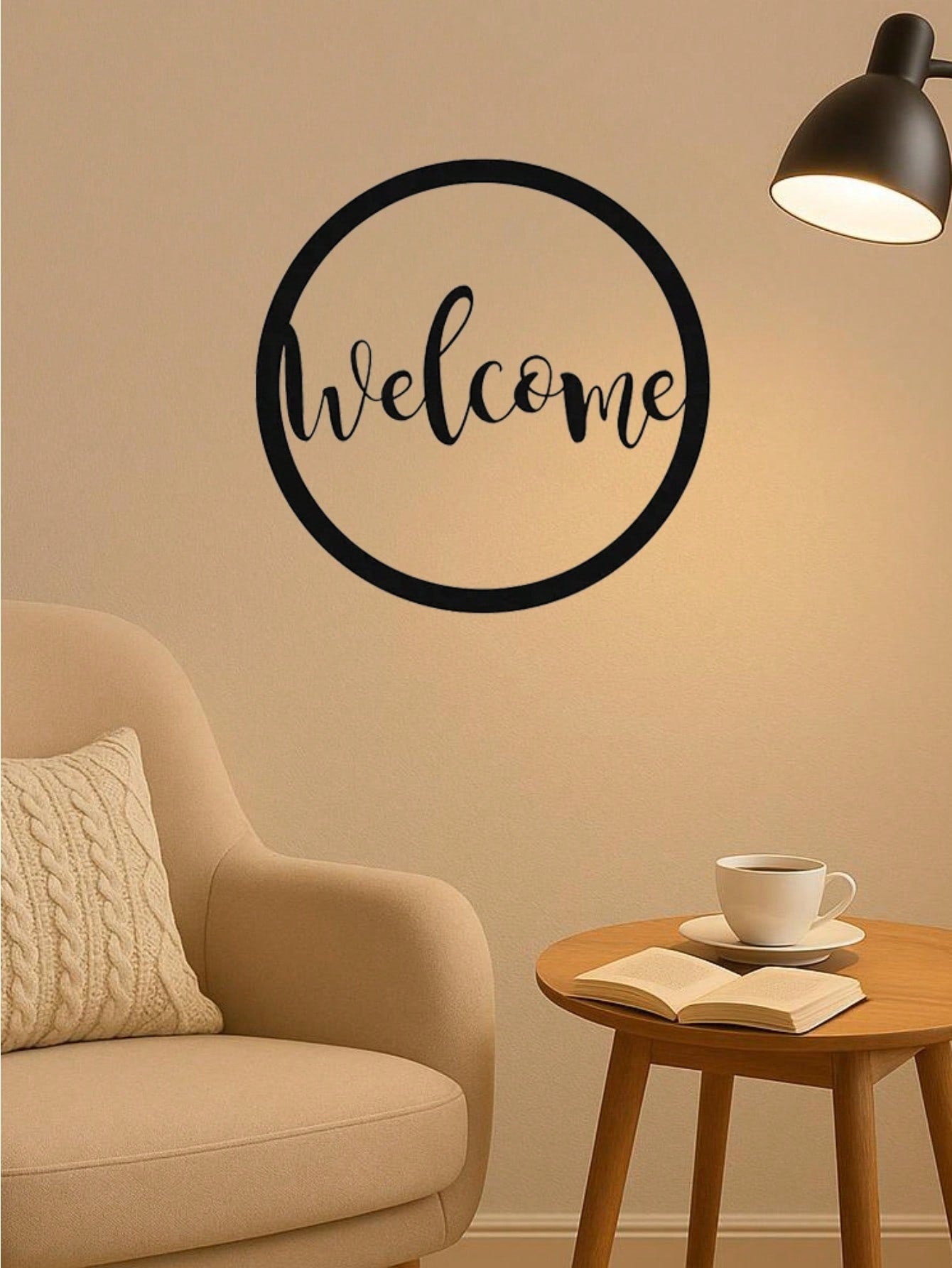 Elevate Your Space With This Sleek Black Metal Wall Art. Perfect For Living Rooms, Bedrooms, Studies, Or Porches. Durable And Stylish For Both Indoor And Outdoor Decoration. Adds A Modern Touch To Any Area,Art For Women,Suitable For Home, Living Room, Pat Main image