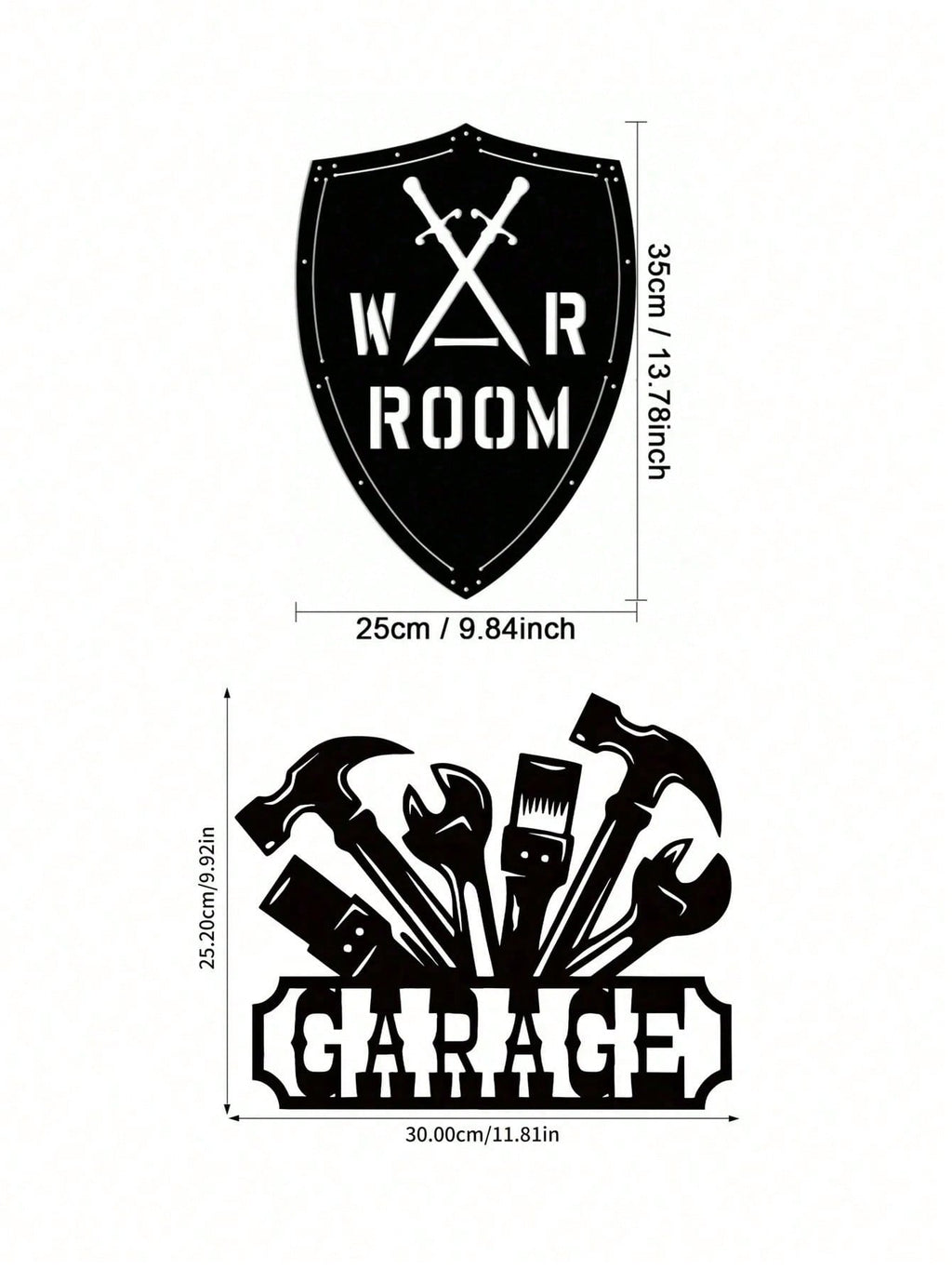 1PC Impressive War Room Metal Sign, Crafted With Fine Iron And A Stylish Wall Sticker. Ideal For Wall Mounting In Offices Or Prayer Rooms, It Serves As A Striking Man Cave Accent And A Standout Piece For Modern Home Decor, Adding Unique Charm To Any Space