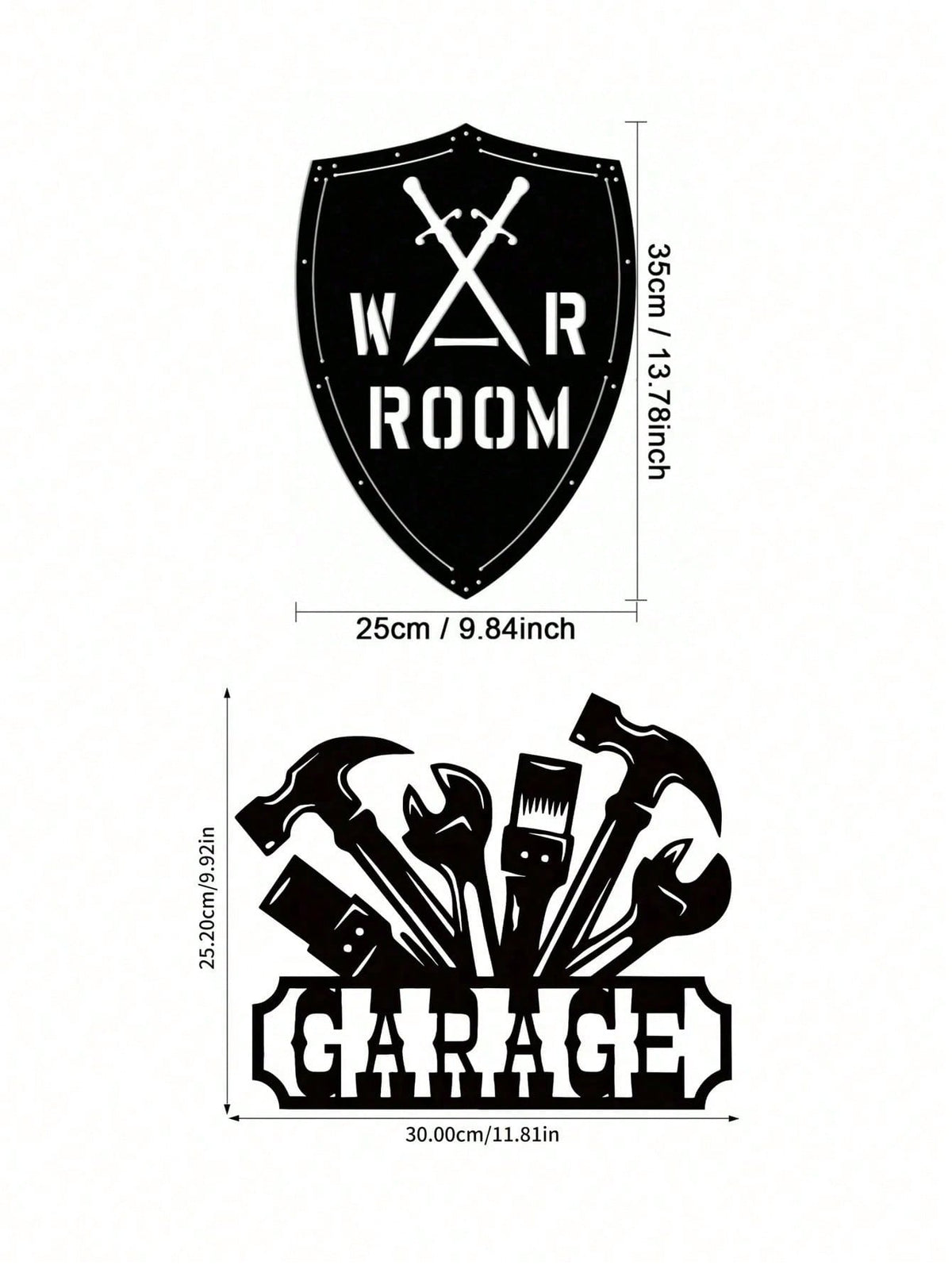 1PC Impressive War Room Metal Sign, Crafted With Fine Iron And A Stylish Wall Sticker. Ideal For Wall Mounting In Offices Or Prayer Rooms, It Serves As A Striking Man Cave Accent And A Standout Piece For Modern Home Decor, Adding Unique Charm To Any Space