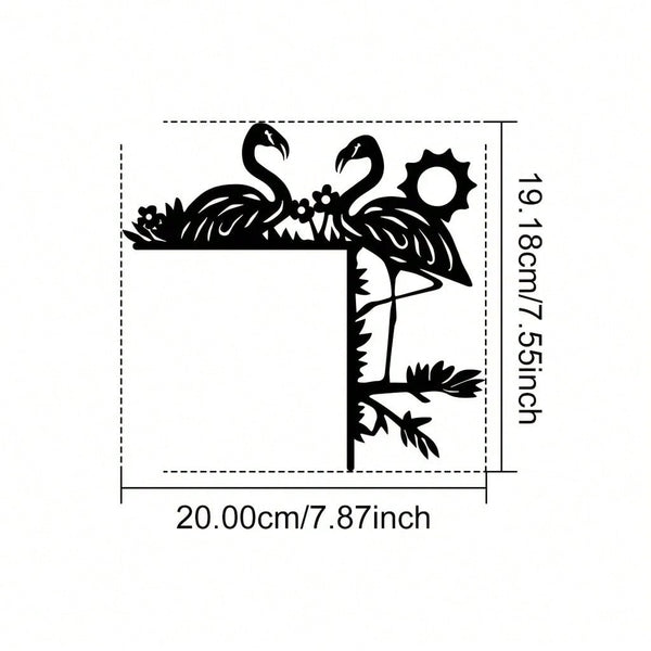 1 piece of metal dinosaur wild boar decorative wall sticker door corner decorative door frame corner art decorative metal wall hanging, female artwork, suitable for home, living room, yard or garden decoration, balcony, decorative sculpture