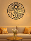 1pc Metal Sun Wall Decoration, Iron Metal Nebula Home Wall Art, Metal Wall Sign Sculpture, Metal Wall Art For Bedroom Kitchen Wall Decor