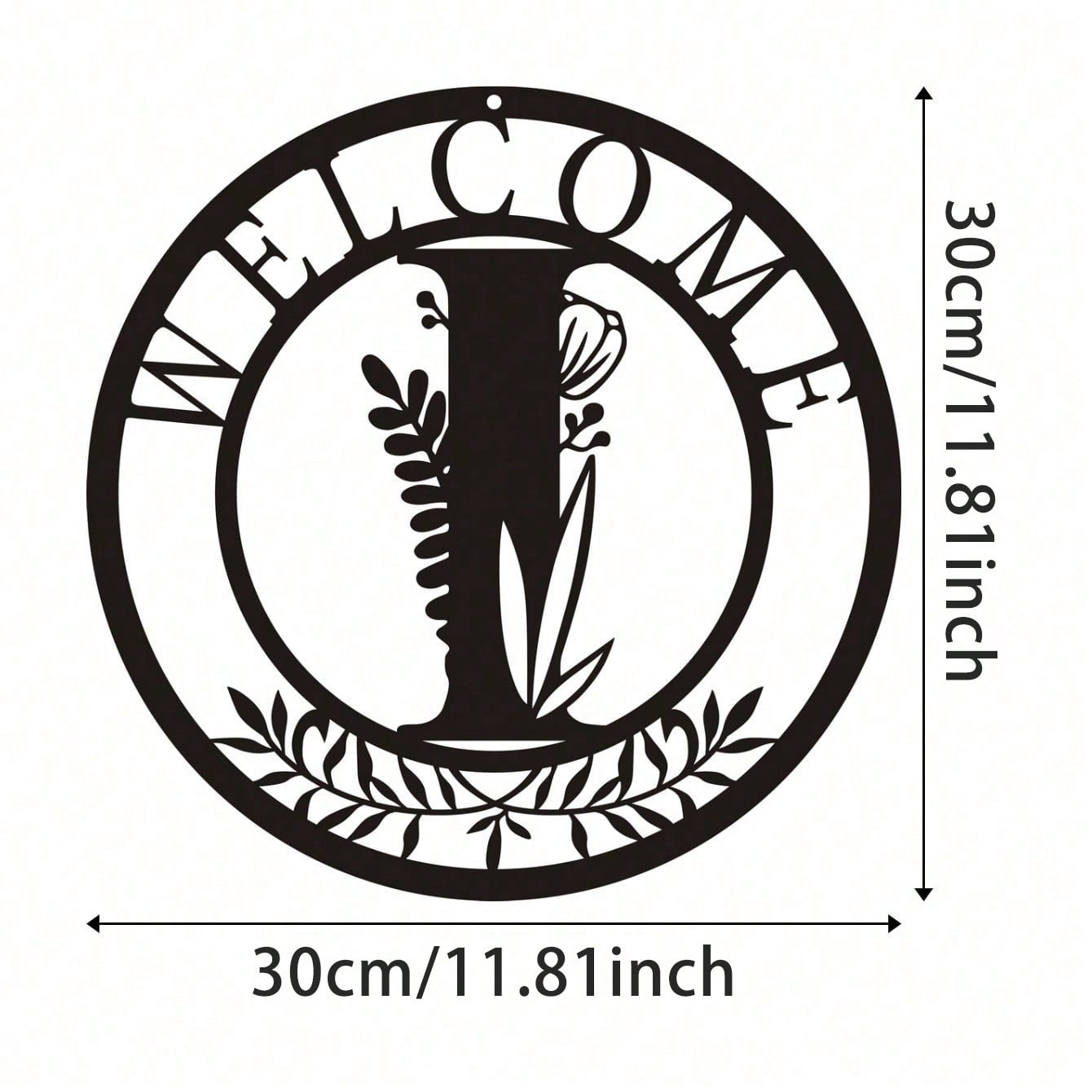 1 piece of metal sign decoration, classic letter design metal wall hanging artwork, wall hanging decoration, creative hollow silhouette art, interior home decoration, garden wall art, metal crafts, holiday gifts, home decoration