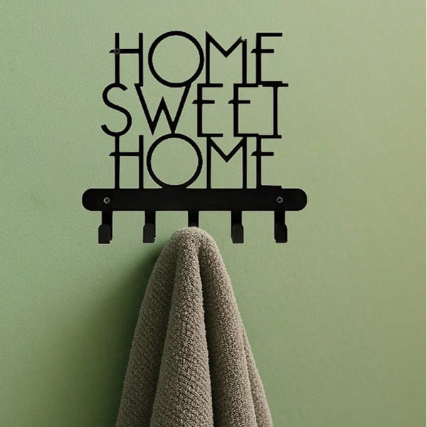 1 PC Rustic Black Metal Mug Hooks: Thoughtful Family Presents, Indoor Home Decor Staples For Cozy Living Rooms And Bedrooms, Charming Hanging Accents.