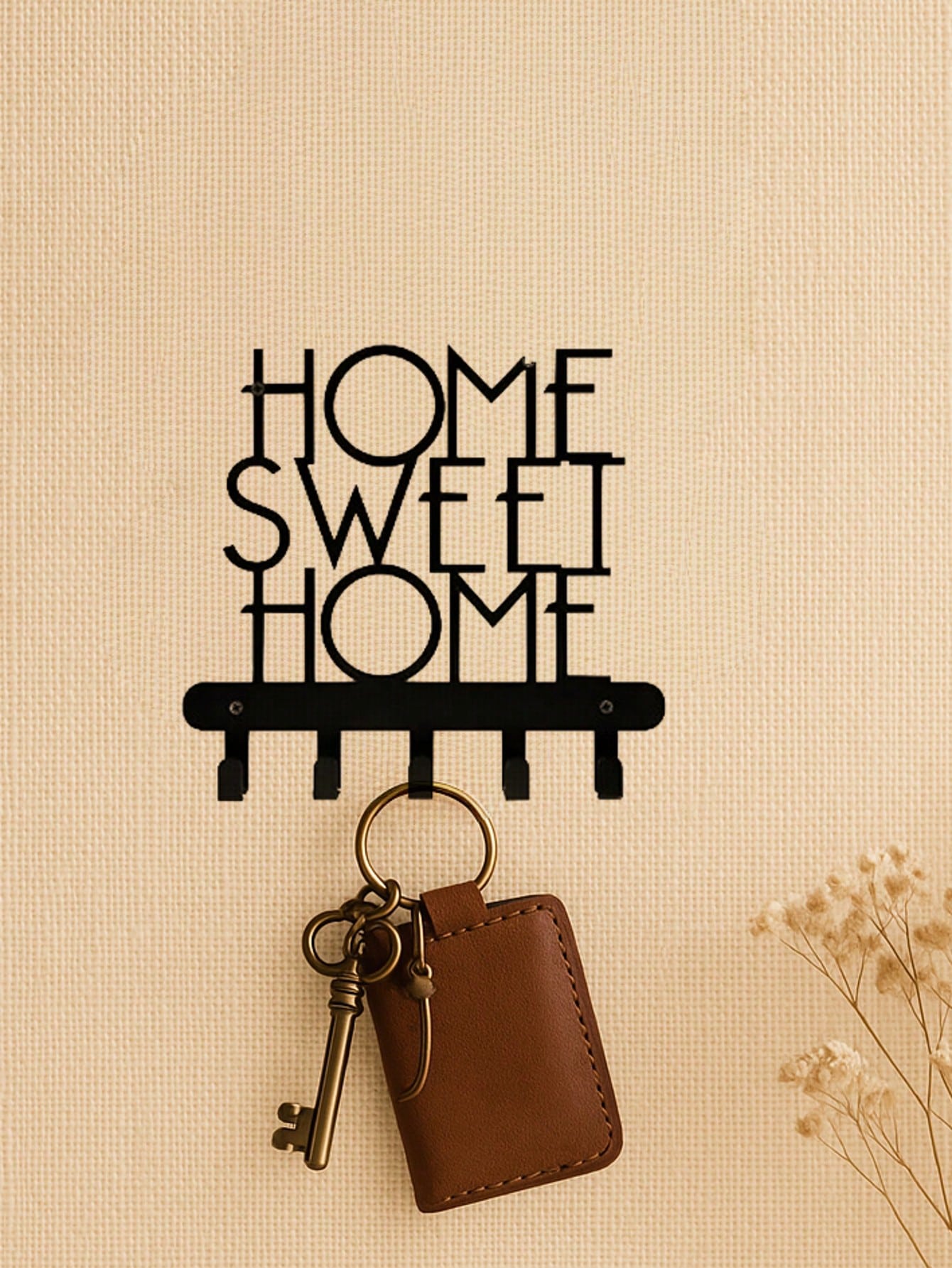 1 PC Rustic Black Metal Mug Hooks: Thoughtful Family Presents, Indoor Home Decor Staples For Cozy Living Rooms And Bedrooms, Charming Hanging Accents.