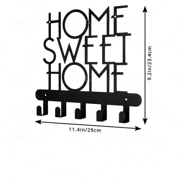 1 PC Rustic Black Metal Mug Hooks: Thoughtful Family Presents, Indoor Home Decor Staples For Cozy Living Rooms And Bedrooms, Charming Hanging Accents.
