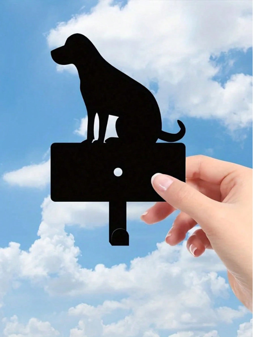 1pc Elegant Dog-Themed Personalized Gift - Black Shelf, A Highlight Of Your Living And Sleeping Area For Comfort At Home, Perfectly Matched With Plush Pet Figurine.