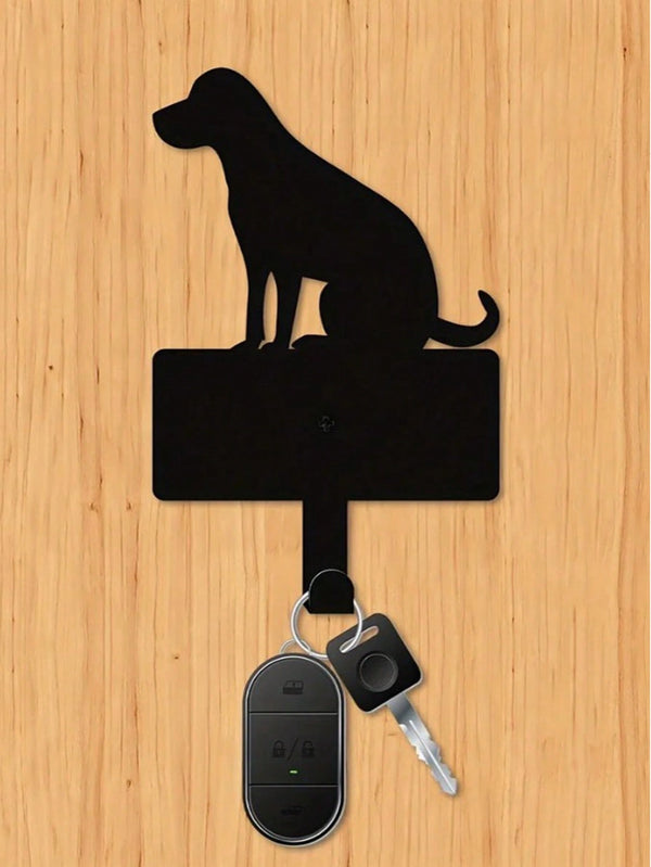 1pc Elegant Dog-Themed Personalized Gift - Black Shelf, A Highlight Of Your Living And Sleeping Area For Comfort At Home, Perfectly Matched With Plush Pet Figurine.