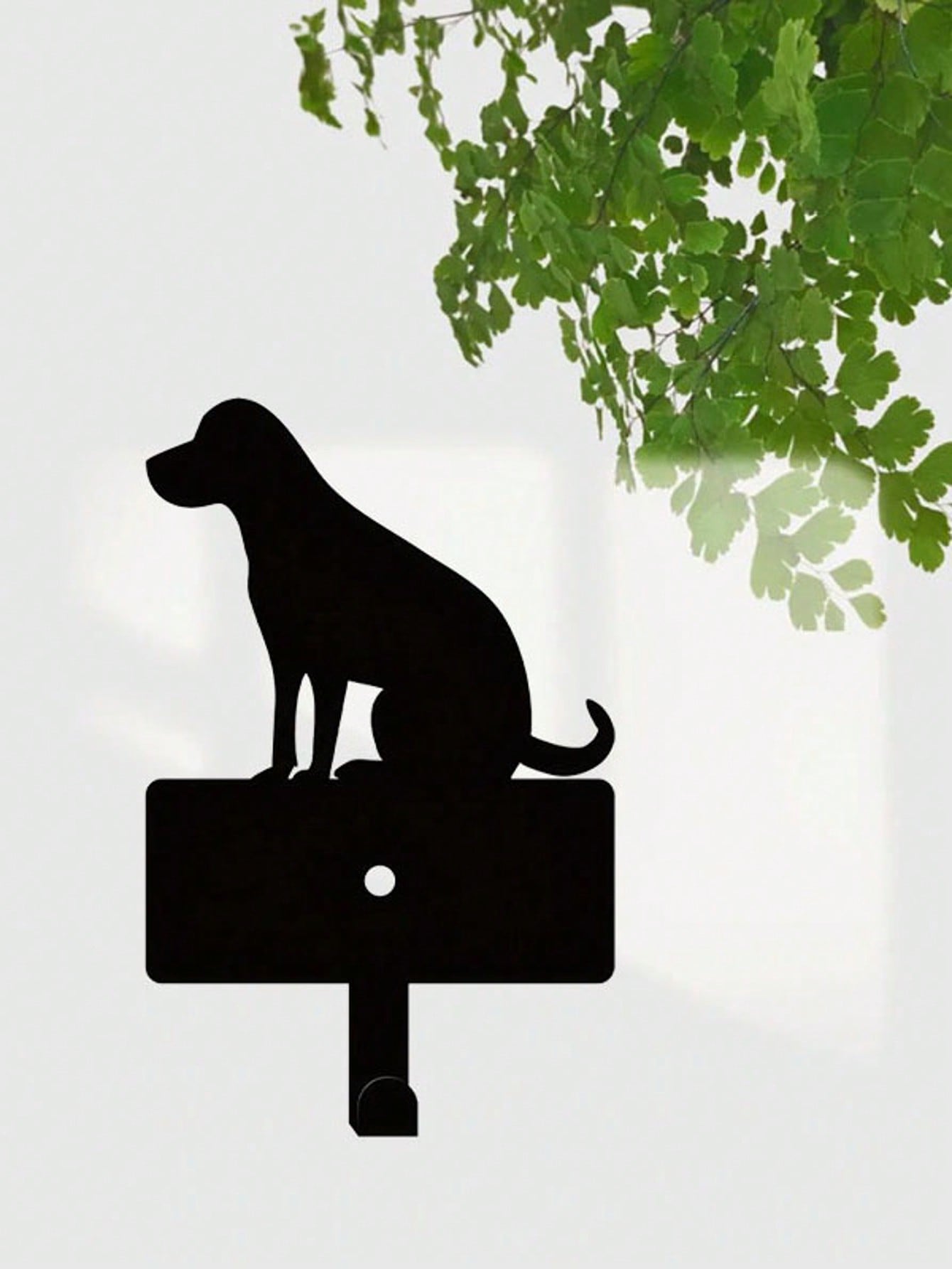 1pc Elegant Dog-Themed Personalized Gift - Black Shelf, A Highlight Of Your Living And Sleeping Area For Comfort At Home, Perfectly Matched With Plush Pet Figurine.