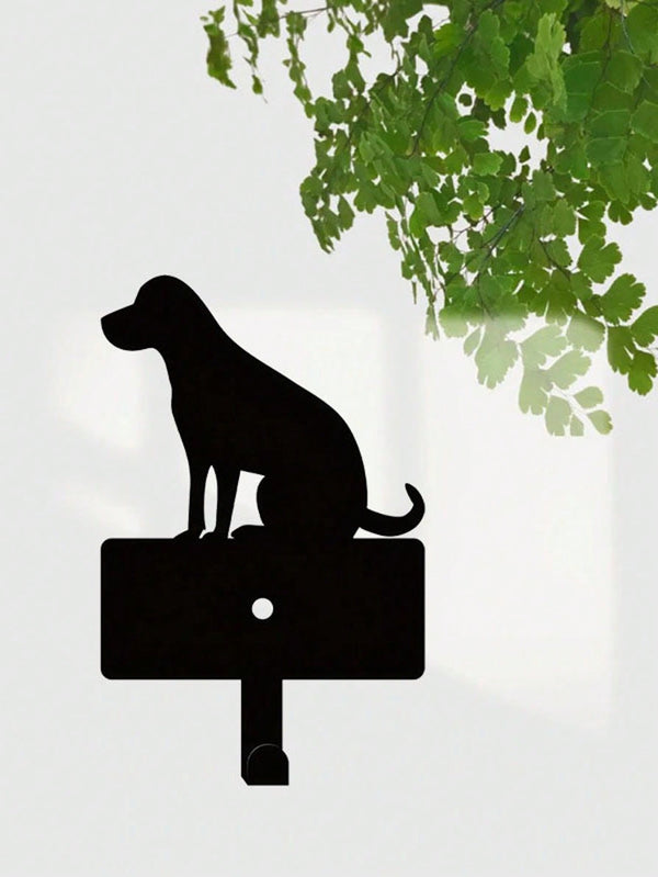 1pc Elegant Dog-Themed Personalized Gift - Black Shelf, A Highlight Of Your Living And Sleeping Area For Comfort At Home, Perfectly Matched With Plush Pet Figurine.