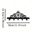 Elegant Metal Wall Rack - Multifunctional wall-mounted storage rack that can hold keys, coats and towels, saving space, is the ideal storage solution for home decoration.
