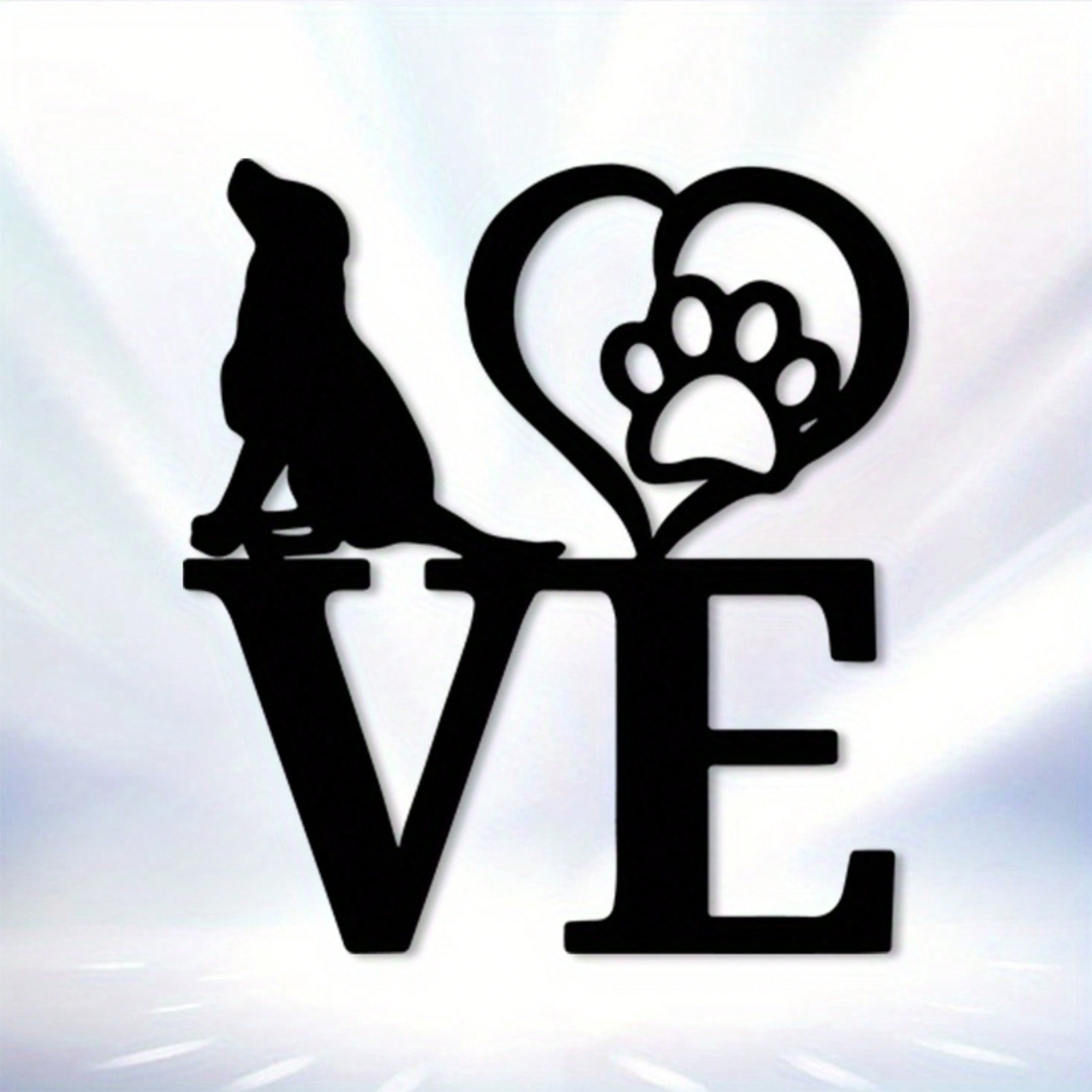 1pc Cat Paw Print Metal Wall Decor. Rust-Resistant Outdoor Garden Decoration, Suitable For Yard, Fence Or Balcony. Perfect Gift For Pet Lovers And Cat Themed Spaces.