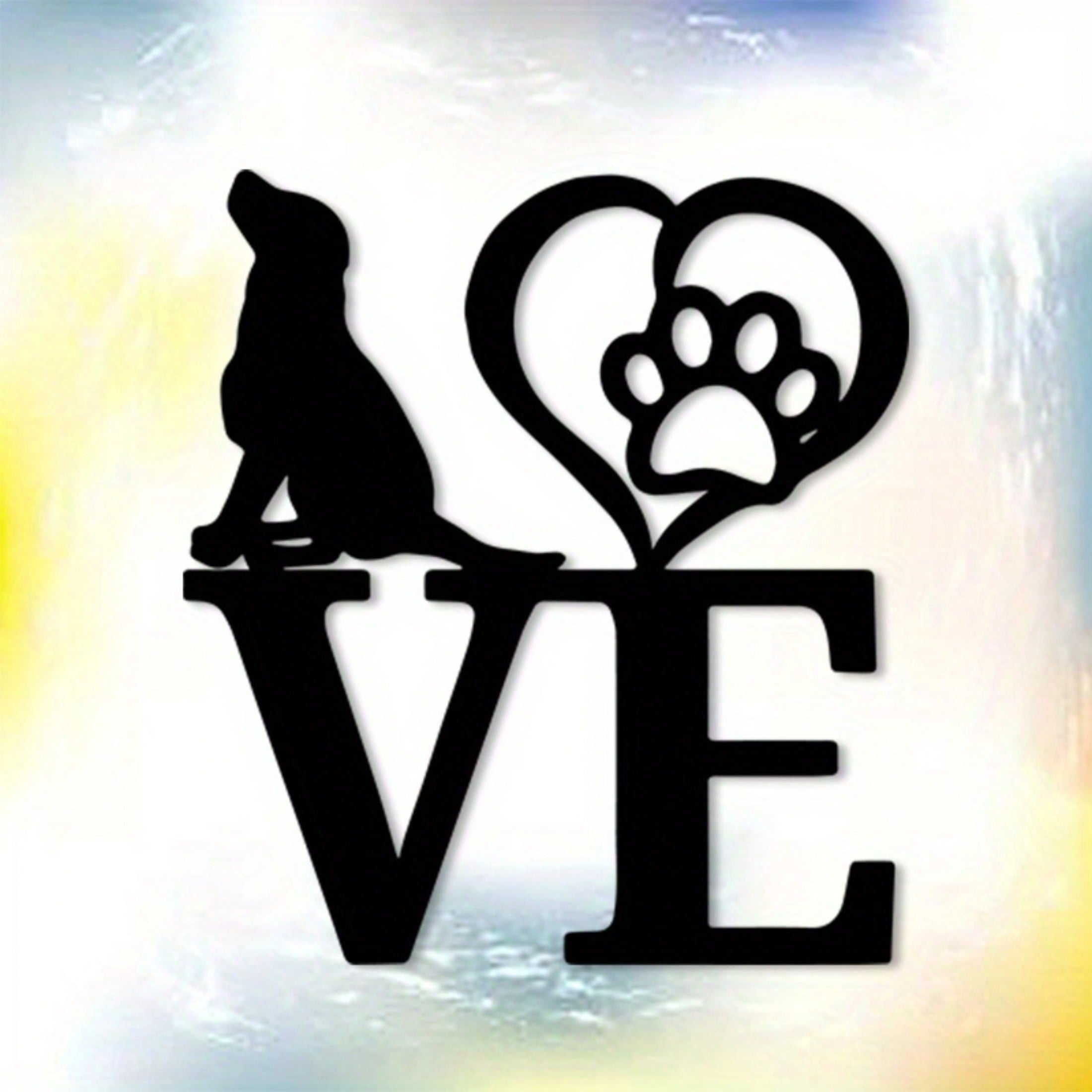 1pc Cat Paw Print Metal Wall Decor. Rust-Resistant Outdoor Garden Decoration, Suitable For Yard, Fence Or Balcony. Perfect Gift For Pet Lovers And Cat Themed Spaces.
