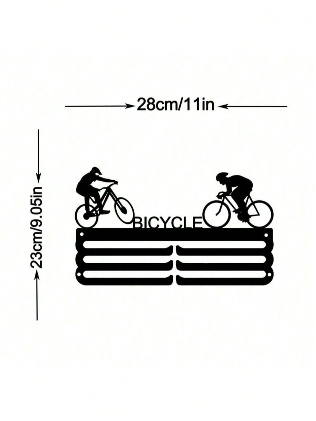 1 medal hanger for displaying sports medals and ribbons – a perfect home wall decoration suitable for hockey, handball, high jump, and other sports. Equipped with multiple hooks.