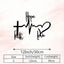 Decorate your space with this elegant "Faith, Hope, Love" metal wall decoration. Made of durable weatherproof wrought iron, elegant calligraphy fonts and heartbeat patterns add spiritual charm to the interior and exterior.