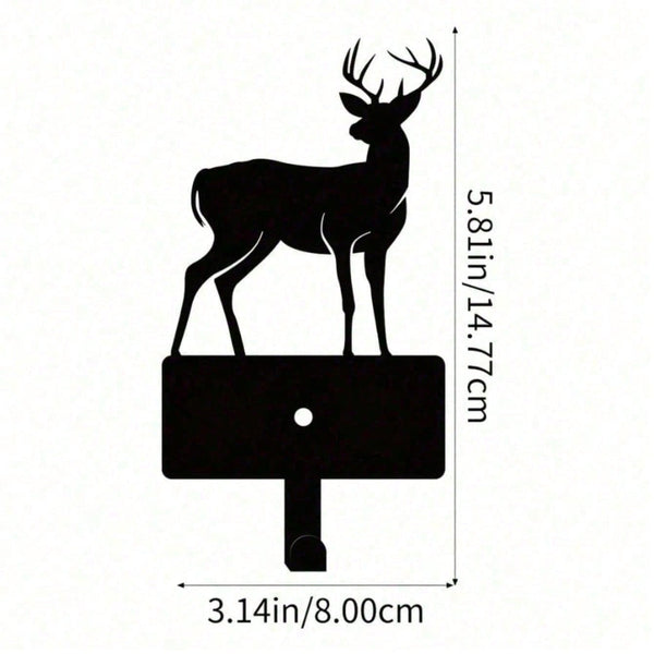 Heavy Duty Rustic Wall Hooks With Pine Tree Design - Wrought Iron Coat And Hat Rack, Key Holder Wall Organizer | Entryway, Hallway, Kitchen, Bathroom Decor | Farmhouse, Lodge, Cabin, Camping Style Wall Art For Home Decor, Housewarming Gift,Cuadros De Pare