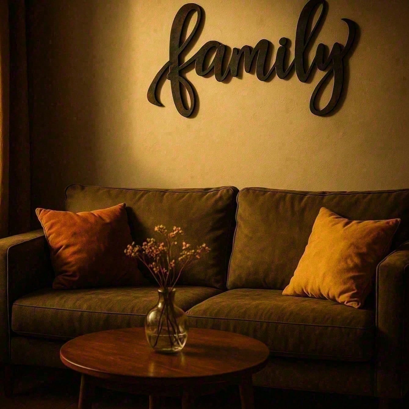 Metal Family Name Sign With Inspirational Quote - Personalized Rustic Tin Wall Art For Living Room, Bedroom, Kitchen, Home Office | Farmhouse Home Decor & Unique Housewarming Gift For Families, Couples, New Homeowners | Customized Family Quote Sign, Vinta