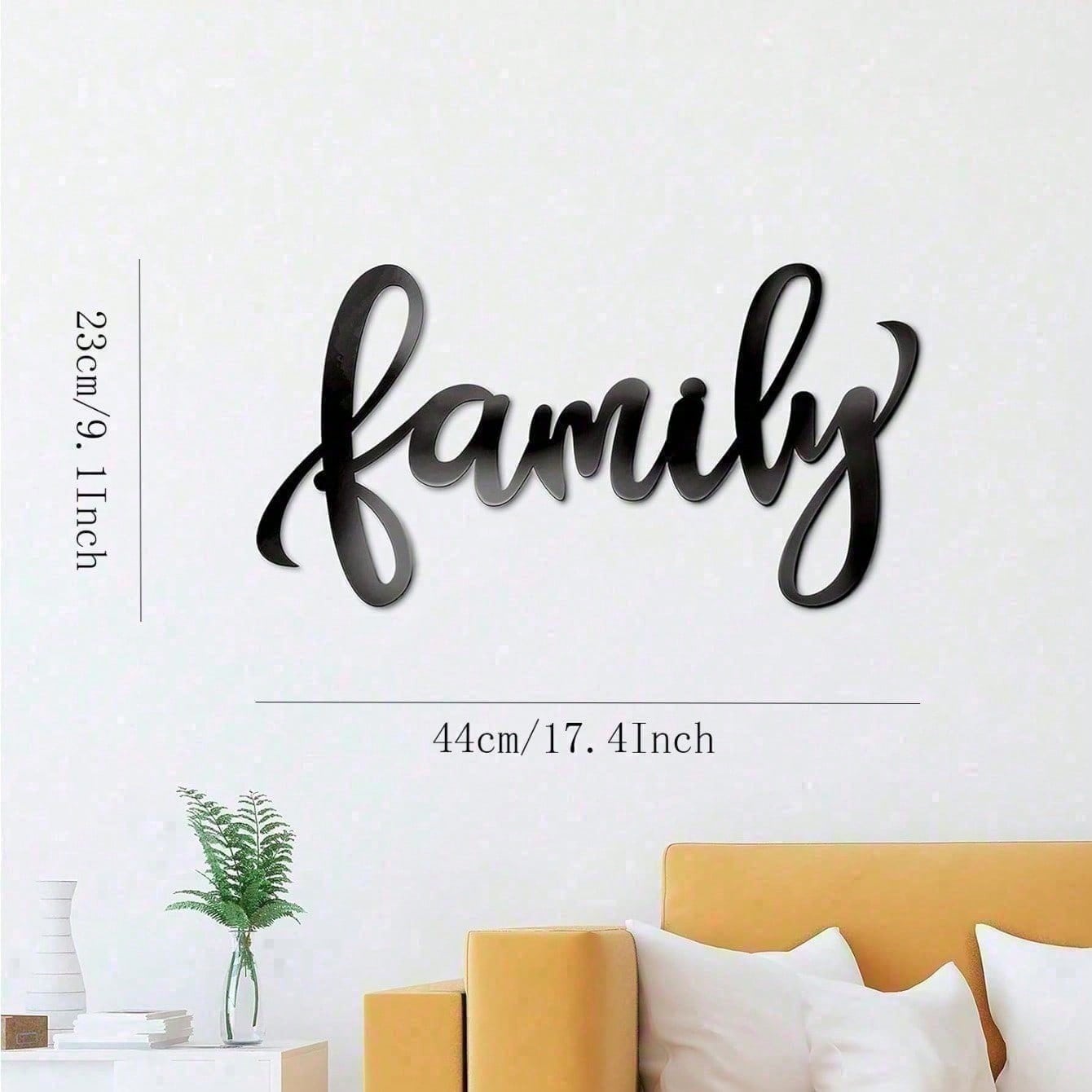Metal Family Name Sign With Inspirational Quote - Personalized Rustic Tin Wall Art For Living Room, Bedroom, Kitchen, Home Office | Farmhouse Home Decor & Unique Housewarming Gift For Families, Couples, New Homeowners | Customized Family Quote Sign, Vinta