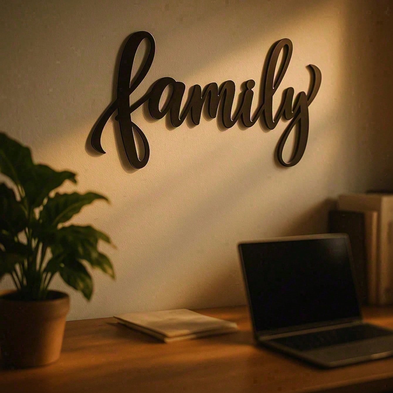 Metal Family Name Sign With Inspirational Quote - Personalized Rustic Tin Wall Art For Living Room, Bedroom, Kitchen, Home Office | Farmhouse Home Decor & Unique Housewarming Gift For Families, Couples, New Homeowners | Customized Family Quote Sign, Vinta